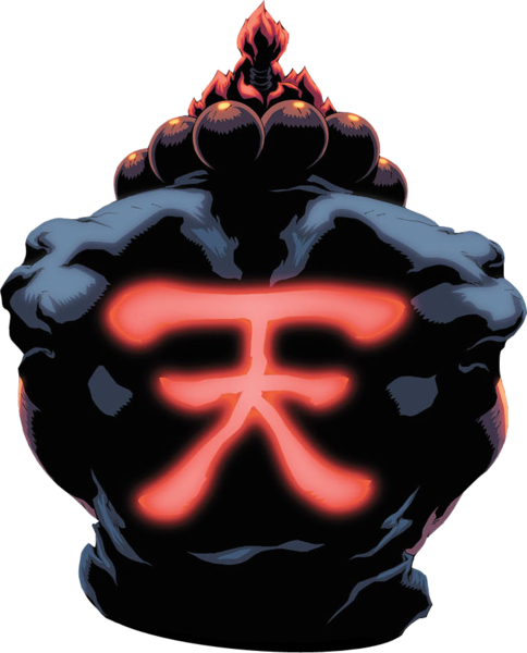 Street Fighter - Akuma Back (PSD) | Official PSDs