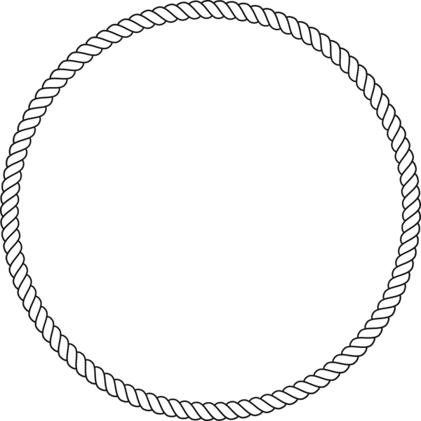 Rope Style Circle Border (PSD) | Official PSDs