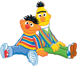 Bert And Ernie (PSD) | Official PSDs