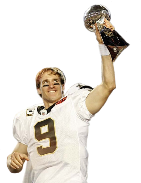 Drew Brees Lombardi Trophy (PSD) | Official PSDs